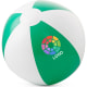 Balón de playa personalizado bicolor de Ø 21 cm aprox. verde