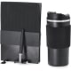 Set premium personalizado con vaso térmico y bloc de notas con roller