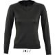 Jersey con cuello v de mujer galaxy women Sols negro