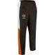 Pantalon de chandal adulto micropana deportivo versus Valento negro/naranja fiesta/blanco