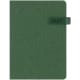 Agenda día página 2027 RPET 300d cierre magnético PU 15,5 x 21 cm verde