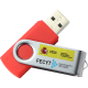 Memoria USB giratoria super barata personalizada (mín. 100)
