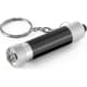 Llavero con mini linterna negro