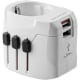 Adaptador cargador de viaje de 3 polos