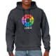 Sudadera con capucha heavy blend Gildan 270 negro medio