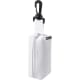 Estuche completo poliéster RPET 420d con mosquetón blanco