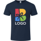 Camiseta personalizada tubular 100% algodón ring spun  Epika 150 azul marino