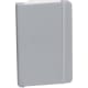 Bloc mediano personalizado con banda elástica 9,3 x 14,3 cm plata
