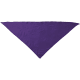 Pañuelo triangular de adulto personalizado de 100x70 cm fiesta Valento violeta uva