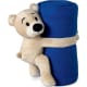 manta polar para niños con osito manta azul