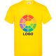 Camiseta manga corta original Fruit Of The Loom amarillo