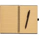 Libreta personalizada en fibra de café eco con bolígrafo 15 x 21.3 cm
