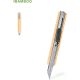 Cúter personalizado de bambú y metal con mango ergonómico