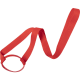 Lanyard portavasos personalizado de poliéster y silicona rojo