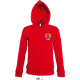 Sudadera con capucha de mujer seven women Sols 290 rojo