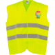 Chaleco fluorescente Sirio Roly amarillo fluor