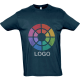 Camiseta manga corta de alta calidad imperial Sols 190 azul oscuro