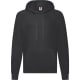 Sudadera felpa con cordon Lightweight Hooded S Fruit Of The Loom 240 negro