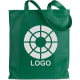 Bolsa de tela non woven publicitaria termosellada 36x40 cm 80 g/m² verde