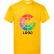 Camiseta manga corta original Fruit Of The Loom amarillo girasol