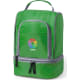 Nevera portatil de 2 compartimentos verde