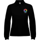 Polo pique manga larga de mujer Estrella Woman L/S Roly 220 negro