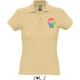 Polo ligero 100% algodon publicitario de mujer passion Sols 170 arena