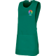 Delantal de cocina reversible estilo casulla unisex con bolsillo Velilla verde