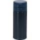 Vaso térmico acero inox reciclado con doble tapa personalizado (350 ml) azul marino
