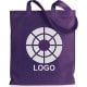 Bolsa de tela non woven publicitaria termosellada 36x40 cm 80 g/m² morado