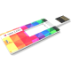 Mini tarjeta USB personalizada a todo color para publicidad (mín. 100)