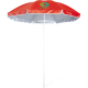 Sombrilla de playa con protección rayos UV y funda (150 cm) rojo