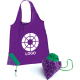 Bolsa promocional plegable en forma de fruta 40 x 38 cm uva