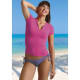 Camiseta manga corta cuello lagrima de mujer cancun Valento 200