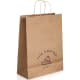 Bolsa de papel kraft personalizada 32 x 39 cm