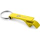 Llavero publicitario abridor de aluminio amarillo
