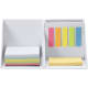 Set de escritorio plegable con lapiceros y portanotas adhesivas