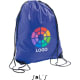 Mochila gymsack personalizada de poliéster refoerzada 210T Sols azul royal