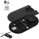 Set cargador inalambrico y cables personalizado ABS reciclado con eyector de sim
