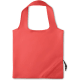 Bolsa plegable personalizada de poliéster de colores 40 x 38 cm rojo
