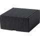 Caja de cartón reciclado negra corrugado para personalizar 16x8,5x15 negro