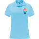 Polo técnico personalizado de mujer Monzha Woman Roly 150 azul celeste
