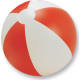 Pelota hinchable bicolor de 24 cm aprox. rojo