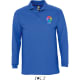 Polo pique manga larga winter ii Sols 210 azul royal