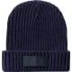 Gorro cálido de punto canalé y acrílico elástico personalizado azul marino