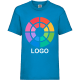 Camiseta manga corta de niño value weight Fruit Of The Loom 165 azul azure
