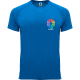 Camiseta técnica personalizada manga ranglán Bahrain Roly 135 azul royal