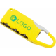 Candado para maletas con combinación numérica amarillo