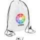 Mochila gymsack personalizada de poliéster refoerzada 210T Sols blanco