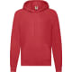 Sudadera felpa con cordon Lightweight Hooded S Fruit Of The Loom 240 rojo